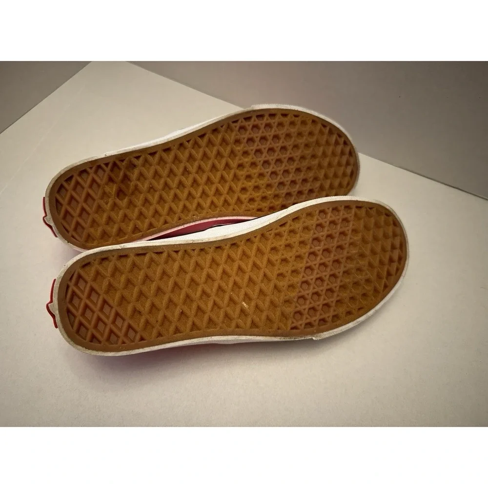Vans Slip‎ On Pink Honeysuckle Asher Sneakers Women's Size 8